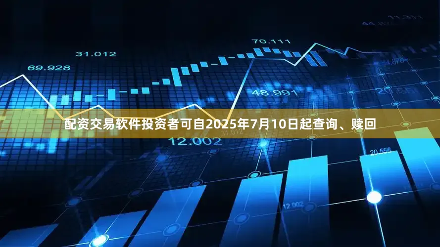 配资交易软件投资者可自2025年7月10日起查询、赎回